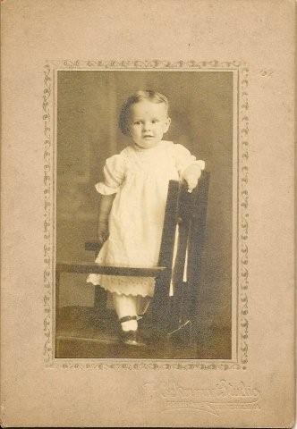 Unknown child, taken at Eckerman Studio in Centerville, IA.  (Submitted by Mary Martin)